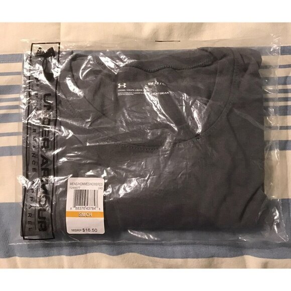 5 for $25 Under Armour Short Sleeve Camp Tee I WILL T-Shirt Gray Size Small - Picture 11 of 12